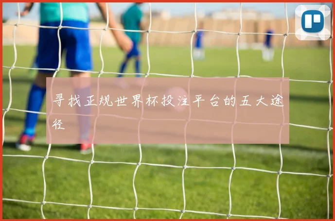 寻找正规世界杯投注平台的五大途径